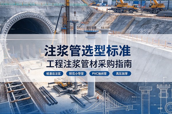 城固注浆管选型标准