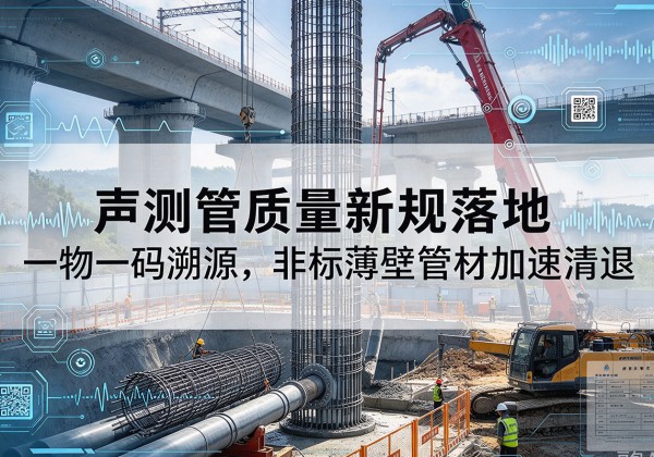 城固声测管质量新规落地，一物一码溯源，非标薄壁管材加速清退