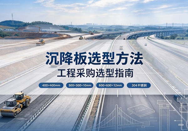 城固沉降板选择方法